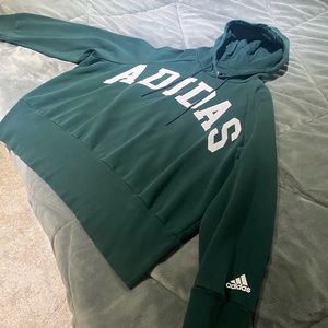 Adidas green hoodie